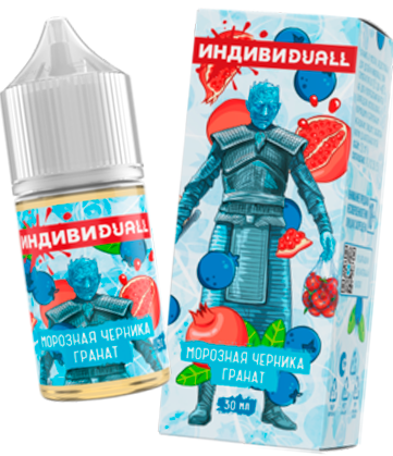 Морозная черника, гранат